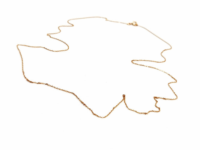Collier Collier Maille forçat Or jaune 58 Facettes 1141243CD