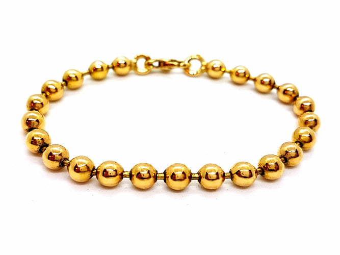 Bracelet Bracelet Boules Or jaune 58 Facettes 00501CN