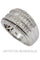 Bague 52 Bague moderne pavage diamants 58 Facettes 34811