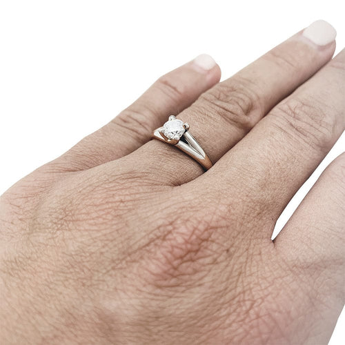 Bague 50 Bague Chaumet "Liens" en platine, diamant 0,52 carat. 58 Facettes 30475