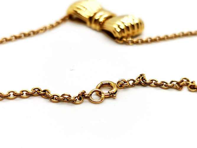Collier O.J. Perrin Collier Noeud Or jaune 58 Facettes 997382CN