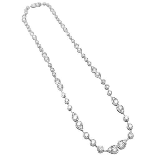 Collier Collier Cartier "Dentelle" en platine, diamants. 58 Facettes 26959