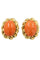 Boucles d'oreilles Boucles d'oreilles clips corail 58 Facettes 31161