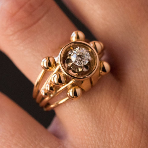 Bague 49 Bague diamant années 60 58 Facettes CV18-5420472-52