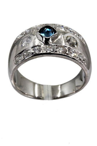 Bague 53 Bague tourmaline et diamants 58 Facettes 35891