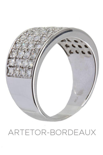 Bague 55 Bague moderne diamants 58 Facettes 32131