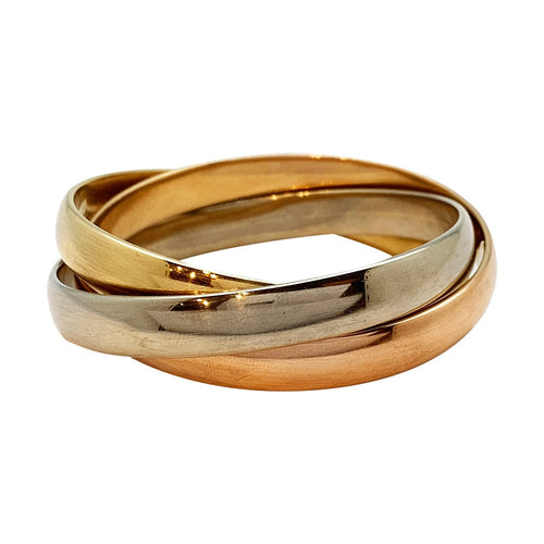 Bracelet Bracelet Cartier "Trinity" en or de trois tons. 58 Facettes 30299