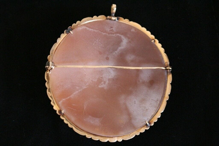 Broche Broche - Pendentif Grand camée coquille "le Bain de Diane" 58 Facettes 300