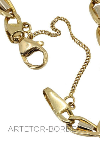 Bracelet Bracelet moderne 2 ors 58 Facettes 33821