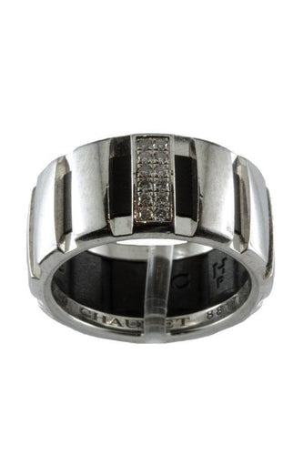 Bague 54 Bague Chaumet Classe one Or Blanc 58 Facettes 20931