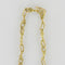 Collier Collier or personnages entrelacés 58 Facettes 12-037