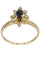 Bague Bague saphir entourage diamants 58 Facettes 37261