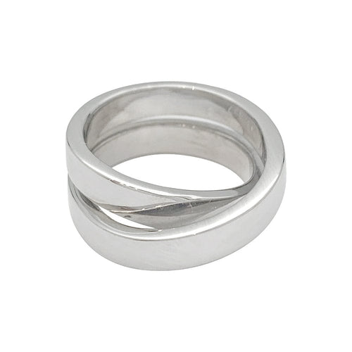 Bague 50 Bague Cartier, "Nouvelle Vague", or blanc. 58 Facettes 29912