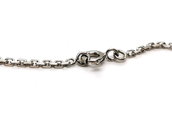 Collier Collier Maille forçat Or blanc 58 Facettes 1141231CD