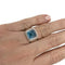 Bague 50 Bague Fred "Pain de sucre" en or blanc, topaze et diamants. 58 Facettes 30081