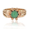Bague 54 Bague ancienne jade or rose 58 Facettes 06-058-50