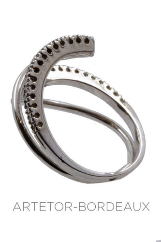Bague 55 Bague moderne diamants 58 Facettes 29081