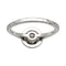 Bague 53 Bague solitaire diamant 1,01 carat en or blanc. 58 Facettes 29746