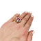 Bague 53.5 Bague 1950 en or rose, platine, diamants et rubis. 58 Facettes 30117