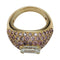 Bague 52 Bague dôme Poiray en or rose et diamants. 58 Facettes 28486-1