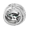 Bague 54 Bague De Grisogono, modèle "Jiya", en or blanc, diamants et émeraudes. 58 Facettes 29213
