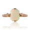 Bague 55 Bague ancienne opale solitaire 58 Facettes 19-471-48