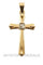 Pendentif Croix religieuse 58 Facettes 3331