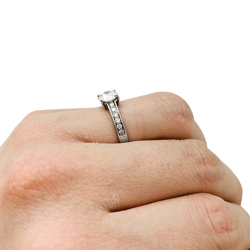 Bague 49 Bague solitaire diamants 0,80 carat 58 Facettes 30270