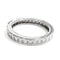 Bague 55 Bague alliance Cartier en platine, diamants taille princesse. 58 Facettes 25299-1