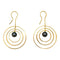 Boucles d'oreilles Boucles d'oreilles pendantes "Galaxie" en or jaune et perles. 58 Facettes 30551