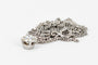 Collier Collier Chaîne + pendentif Or blanc Diamant 58 Facettes 05592CD