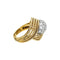 Bague 56 Bague Chanteloup en or jaune et platine, diamants. 58 Facettes 30209