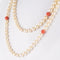 Collier Sautoir perles et perles de corail 58 Facettes 17-312A