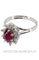 Bague 57 Bague marguerite rubis 58 Facettes 33961