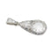Pendentif Pendentif diamants en or rose et argent. 58 Facettes 30166