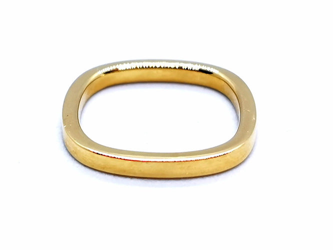 Bague 50 Dinh Van Bague Alliance Alliance carrée Or jaune 58 Facettes 1074971CN