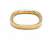 Bague 50 Dinh Van Bague Alliance Alliance carrée Or jaune 58 Facettes 1074971CN