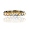 Bague 61 Demi Alliance diamants sur or jaune 58 Facettes 18-077-61
