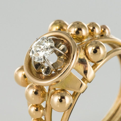 Bague 49 Bague diamant années 60 58 Facettes CV18-5420472-52