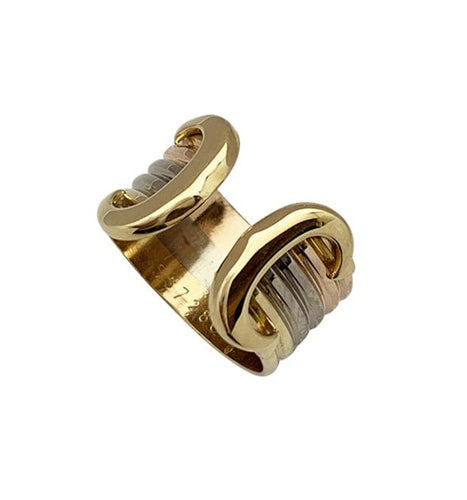 Bague 50 Bague Cartier "2C", 3 ors 58 Facettes 30389