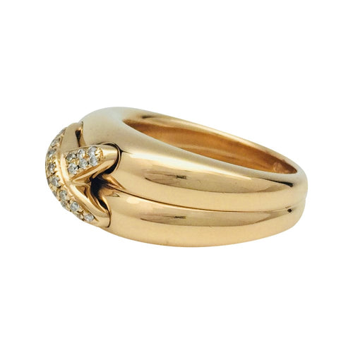 Bague 56 Bague Chaumet, "Liens", or jaune et diamants. 58 Facettes 30056