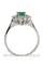 Bague 53 Bague marguerite émeraude 58 Facettes 35861