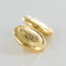 Boutons de manchette Boutons de manchettes ronds en or 58 Facettes 19-233
