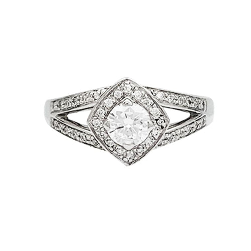 Bague 52 Bague Mauboussin, "Love my Love", or blanc et diamants. 58 Facettes 30436