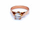 Bague 54 Bague Solitaire Or rose Diamant 58 Facettes 997149CN