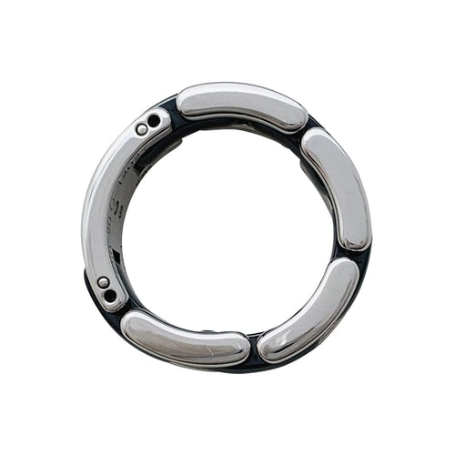 Bague 51 Bague Chanel, modèle "Ultra", or blanc et céramique. 58 Facettes 29974