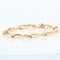 Bracelet Bracelet en or rose maille figaro torsadée 58 Facettes 21-166