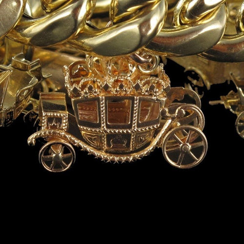 Bracelet Bracelet gourmette ancien breloques 58 Facettes 05-014-1463166