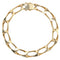 Bracelet Bracelet en or gourmette limée 58 Facettes 21-149
