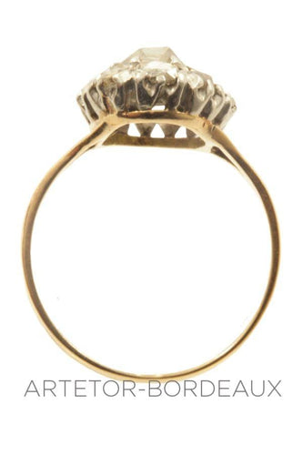 Bague Bague ancienne diamants 58 Facettes